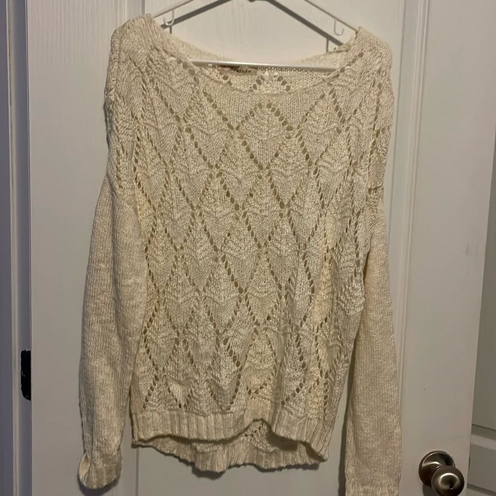Cream sweater